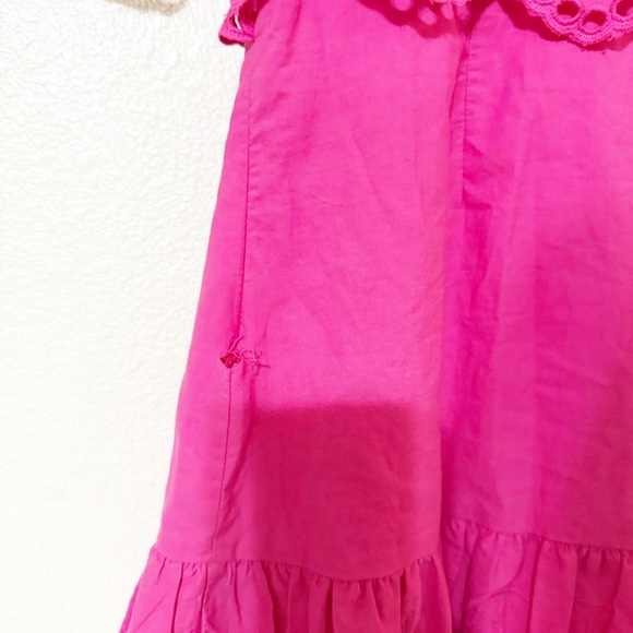 Saylor Auroette Eyelet Puff Sleeve Cotton Poplin
Dress in Hot Pink Size Medium - Picture 13 of 13